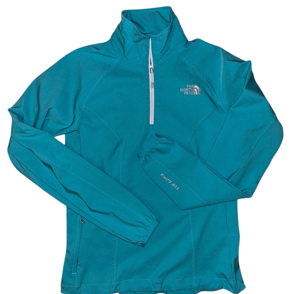 The North Face Turquoise Half-Zip Jacket
